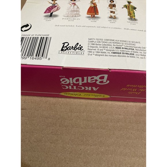 Arctic Barbie 1997 New In Original Box Minty Dolls Of The World Collection - Picture 11 of 12